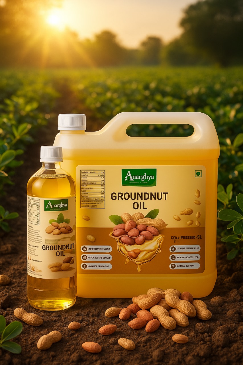 Cold Pressed Groundnut Oil